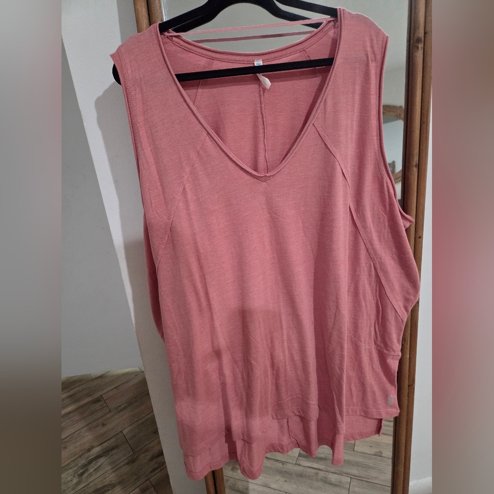 Free People Women's Pink Sleeveless Top